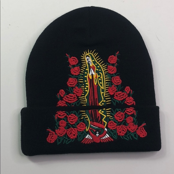 supreme guadalupe beanie